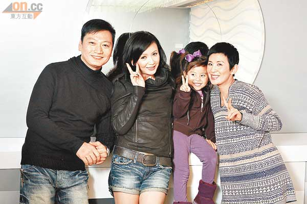 陶大宇、華倩和君如母女感情要好